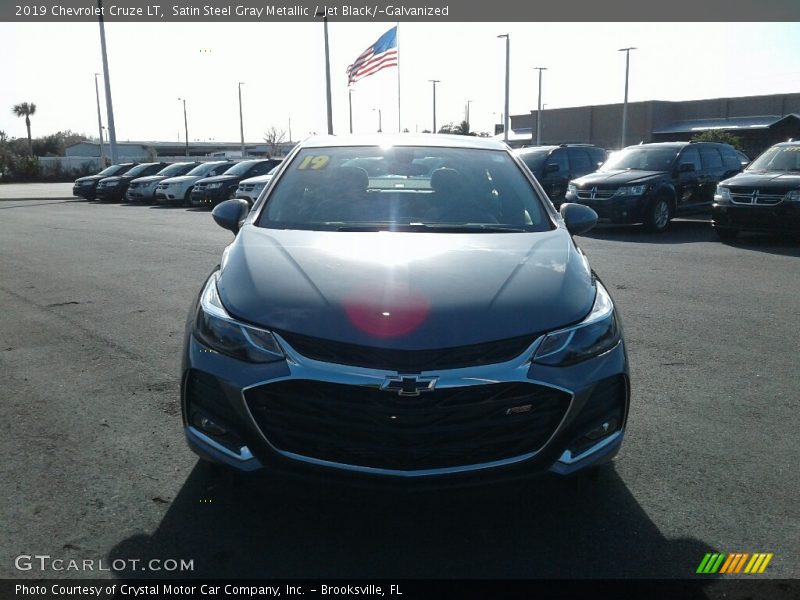 Satin Steel Gray Metallic / Jet Black/­Galvanized 2019 Chevrolet Cruze LT