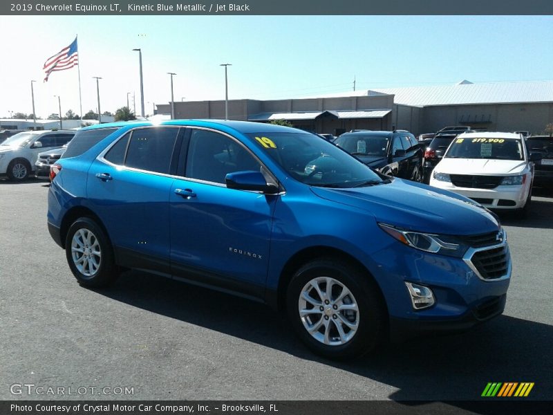 Kinetic Blue Metallic / Jet Black 2019 Chevrolet Equinox LT