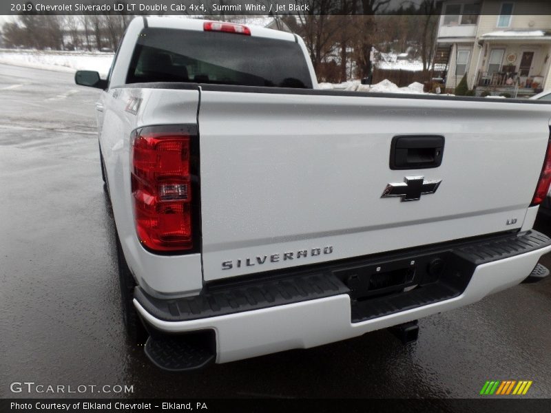 Summit White / Jet Black 2019 Chevrolet Silverado LD LT Double Cab 4x4