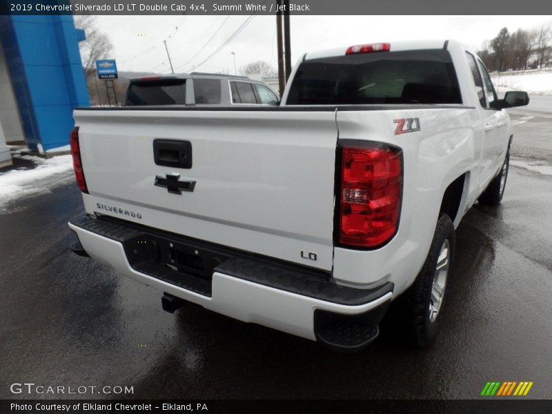Summit White / Jet Black 2019 Chevrolet Silverado LD LT Double Cab 4x4