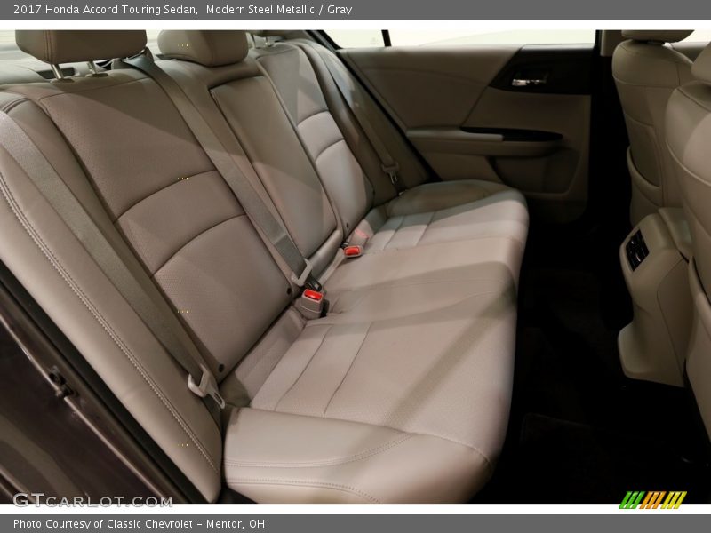 Modern Steel Metallic / Gray 2017 Honda Accord Touring Sedan