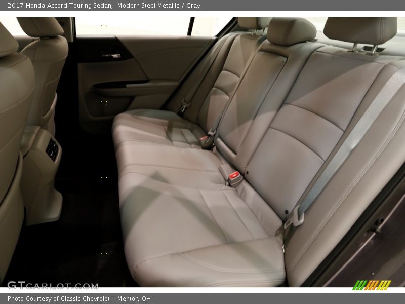 Modern Steel Metallic / Gray 2017 Honda Accord Touring Sedan