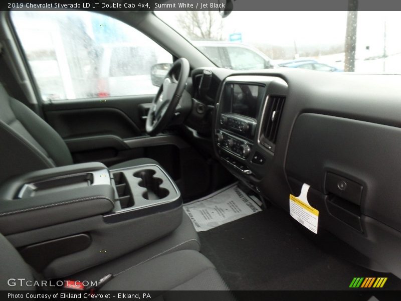 Summit White / Jet Black 2019 Chevrolet Silverado LD LT Double Cab 4x4