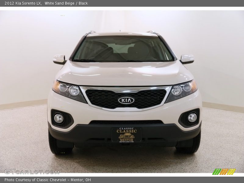 White Sand Beige / Black 2012 Kia Sorento LX