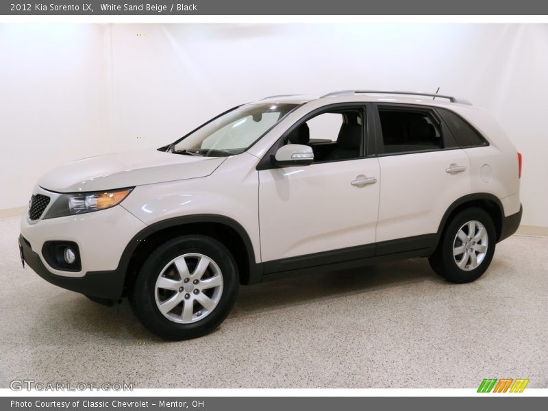 White Sand Beige / Black 2012 Kia Sorento LX