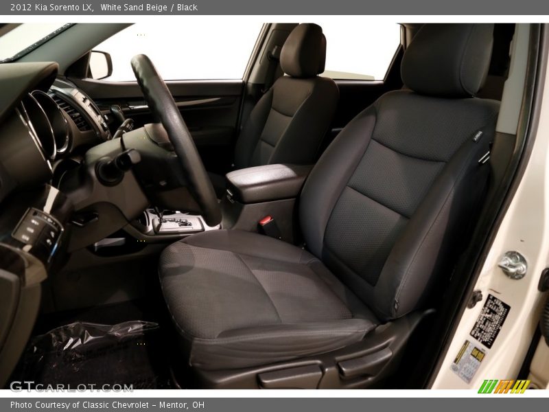 White Sand Beige / Black 2012 Kia Sorento LX