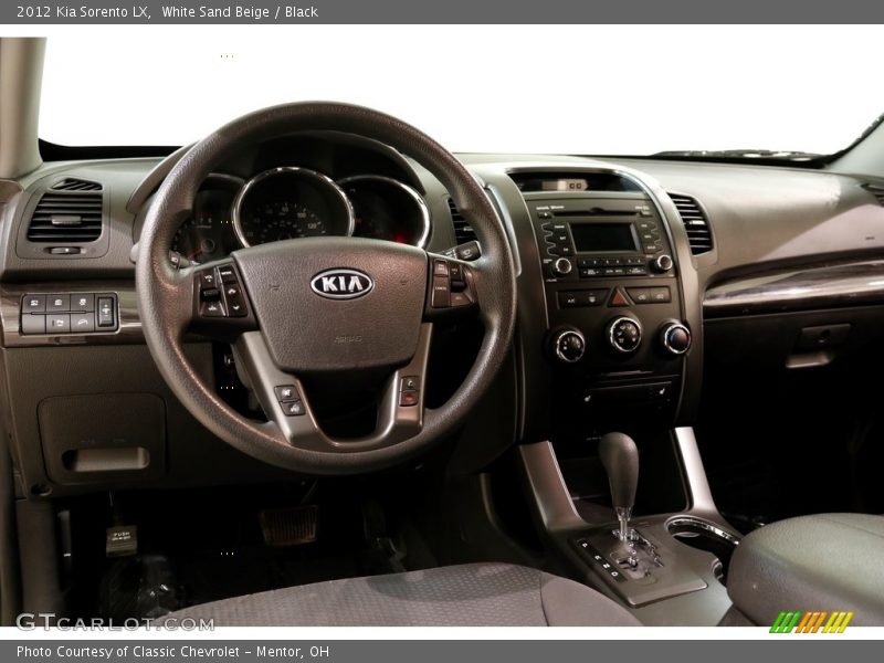 White Sand Beige / Black 2012 Kia Sorento LX