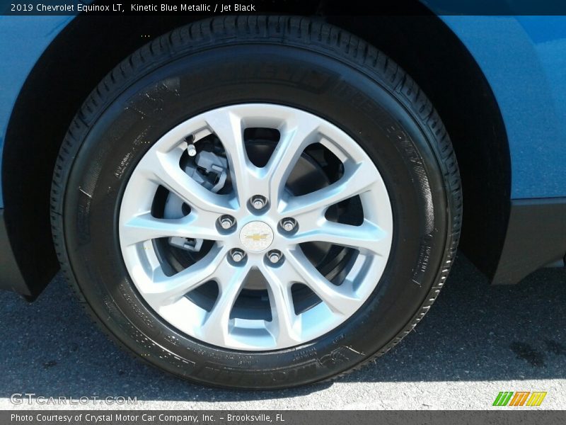 Kinetic Blue Metallic / Jet Black 2019 Chevrolet Equinox LT