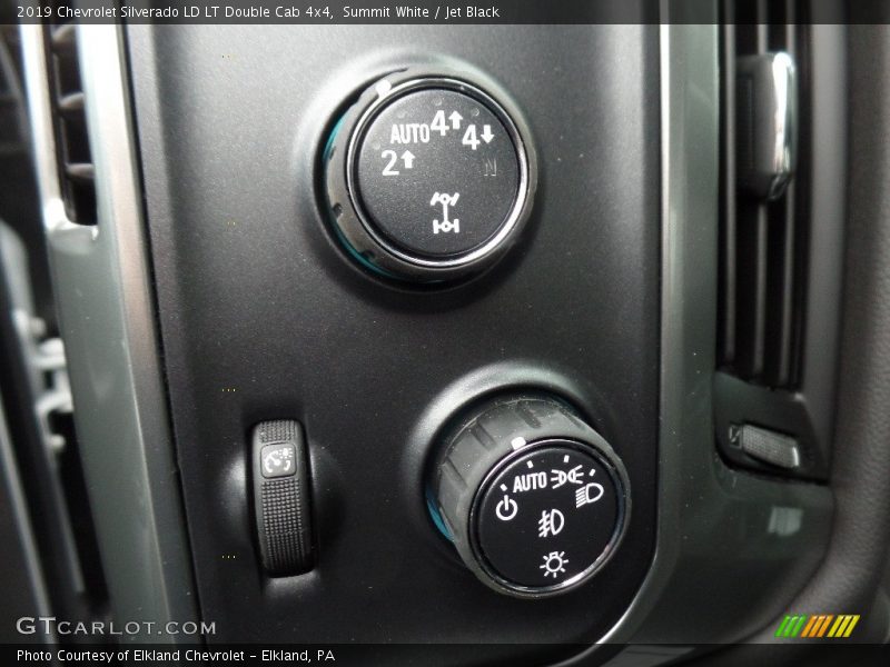 Summit White / Jet Black 2019 Chevrolet Silverado LD LT Double Cab 4x4