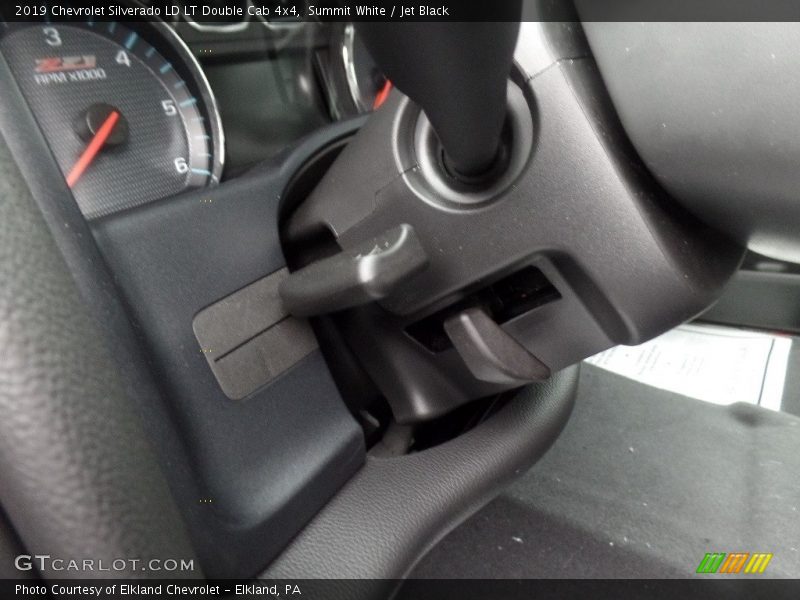 Summit White / Jet Black 2019 Chevrolet Silverado LD LT Double Cab 4x4