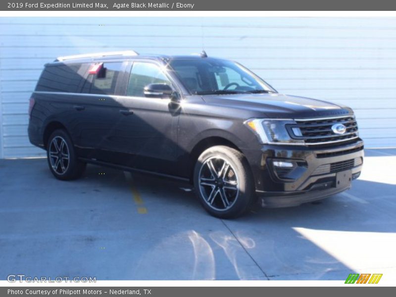 Agate Black Metallic / Ebony 2019 Ford Expedition Limited Max