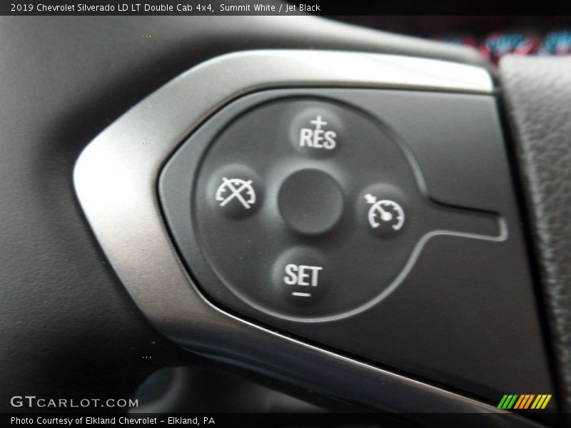 Summit White / Jet Black 2019 Chevrolet Silverado LD LT Double Cab 4x4