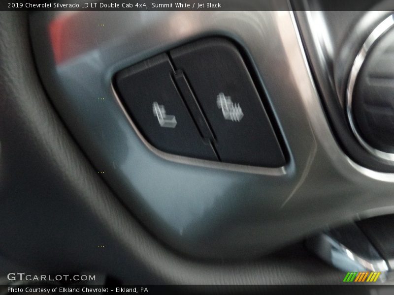 Summit White / Jet Black 2019 Chevrolet Silverado LD LT Double Cab 4x4