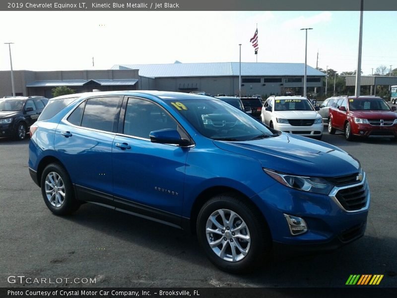 Kinetic Blue Metallic / Jet Black 2019 Chevrolet Equinox LT