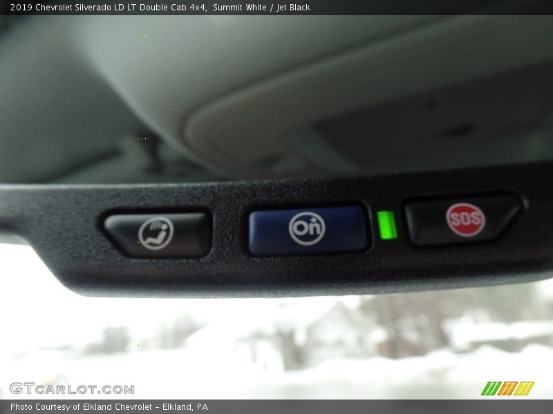 Summit White / Jet Black 2019 Chevrolet Silverado LD LT Double Cab 4x4
