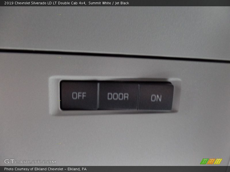 Summit White / Jet Black 2019 Chevrolet Silverado LD LT Double Cab 4x4