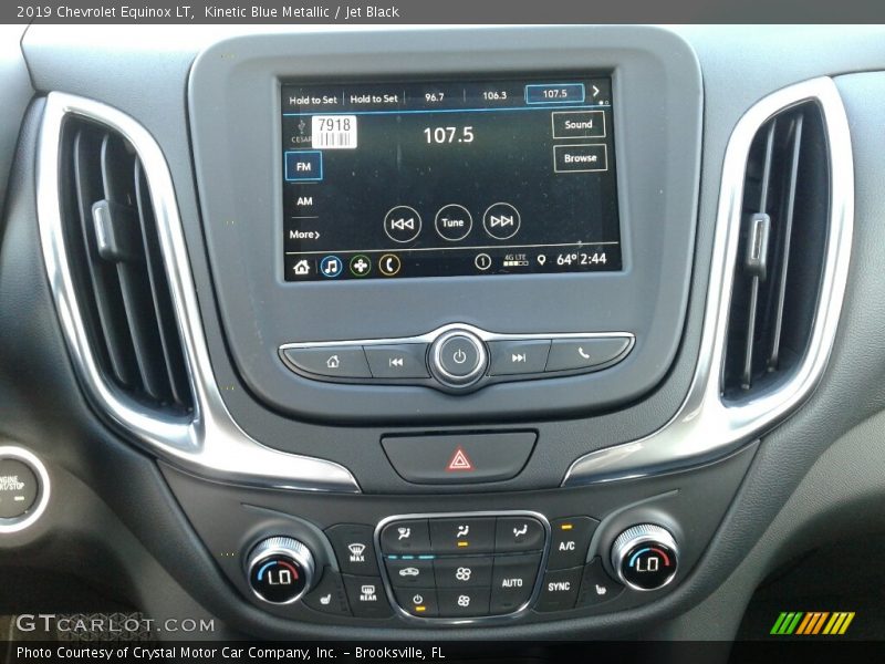 Kinetic Blue Metallic / Jet Black 2019 Chevrolet Equinox LT