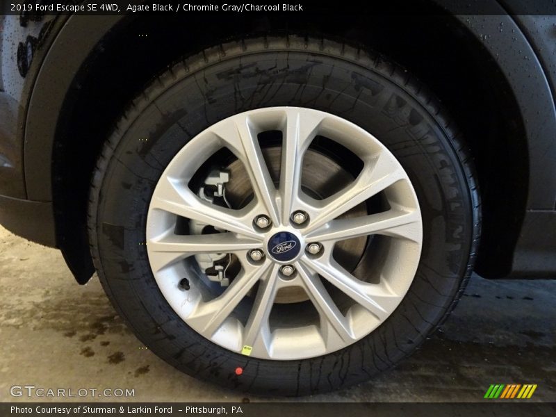 Agate Black / Chromite Gray/Charcoal Black 2019 Ford Escape SE 4WD