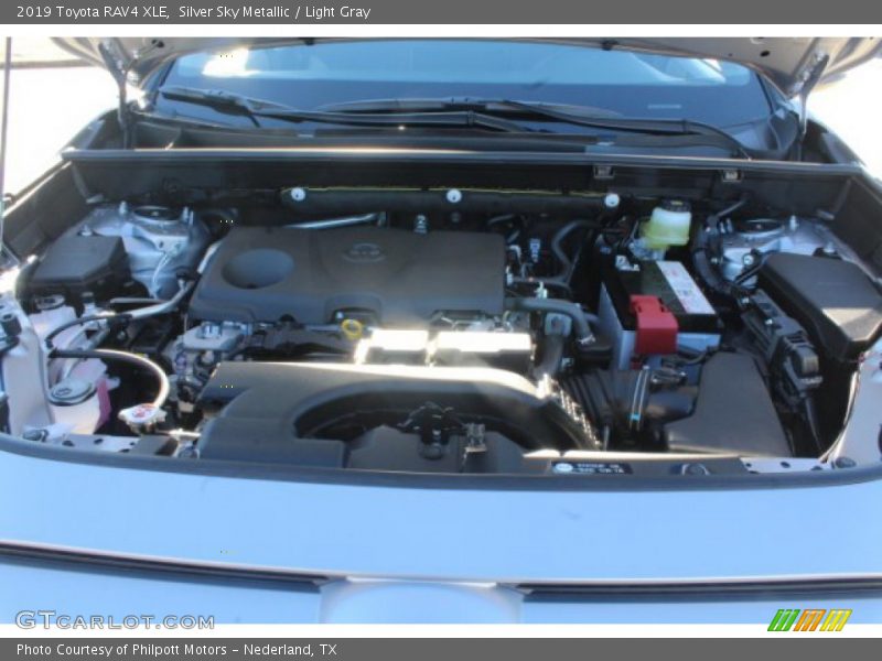 Silver Sky Metallic / Light Gray 2019 Toyota RAV4 XLE