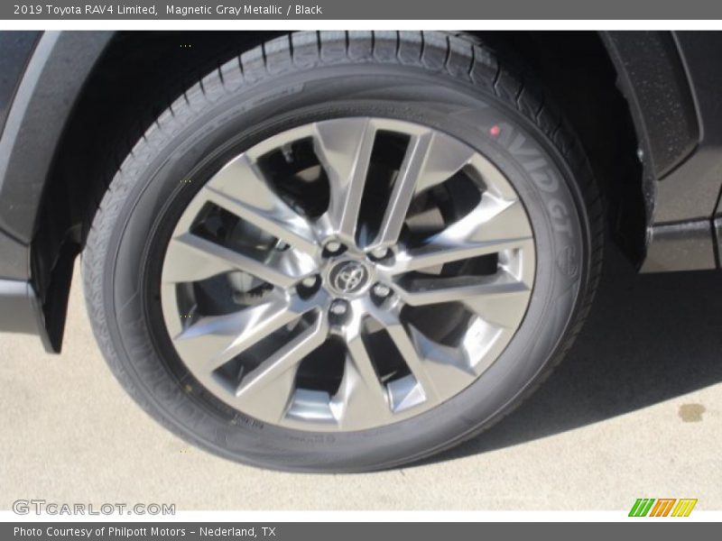Magnetic Gray Metallic / Black 2019 Toyota RAV4 Limited