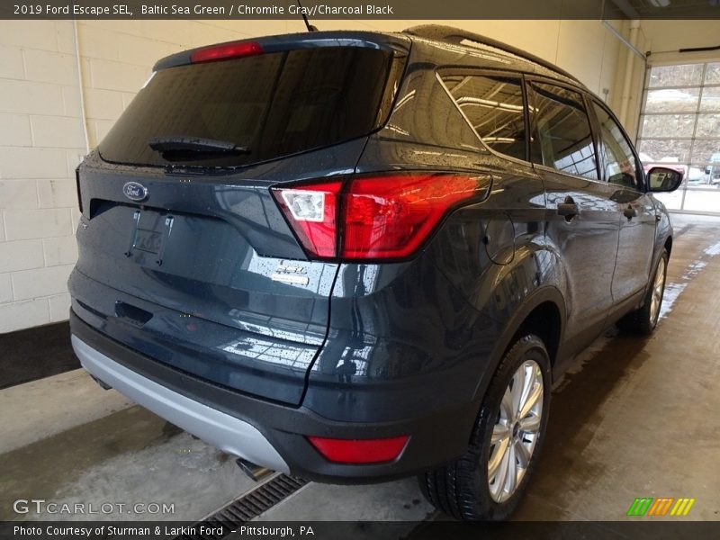 Baltic Sea Green / Chromite Gray/Charcoal Black 2019 Ford Escape SEL