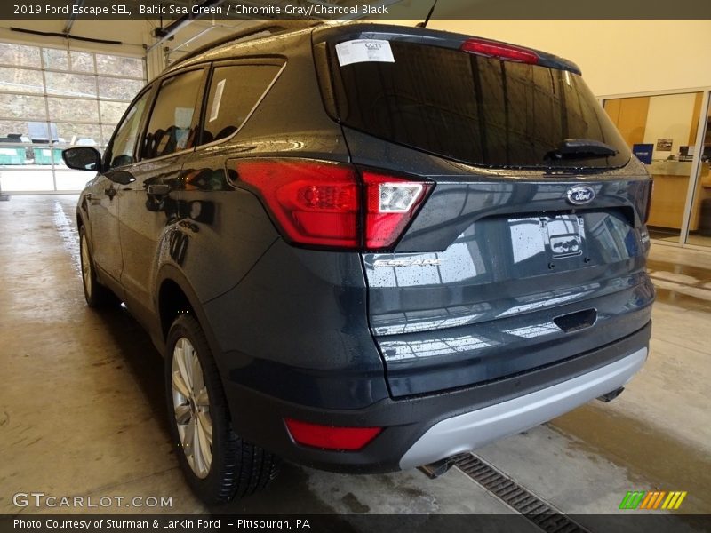 Baltic Sea Green / Chromite Gray/Charcoal Black 2019 Ford Escape SEL