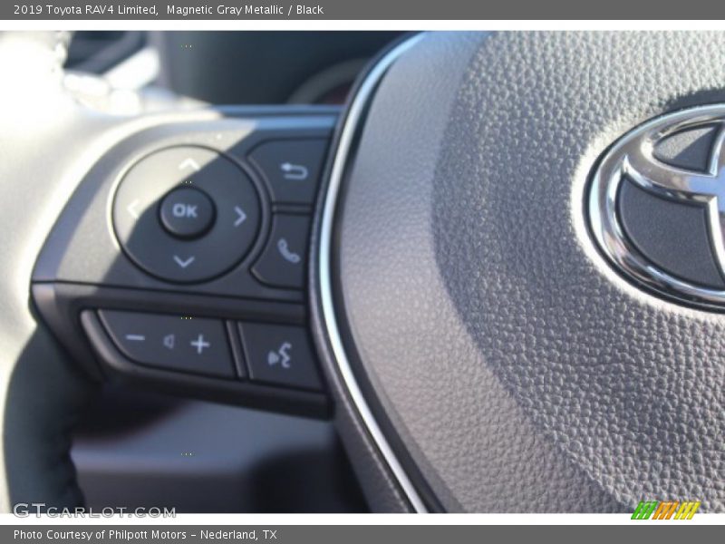 Magnetic Gray Metallic / Black 2019 Toyota RAV4 Limited
