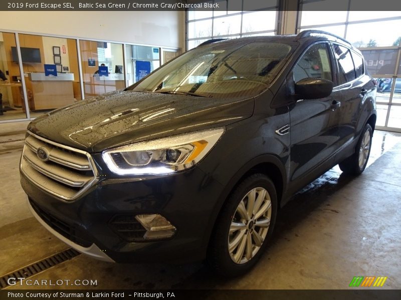 Baltic Sea Green / Chromite Gray/Charcoal Black 2019 Ford Escape SEL