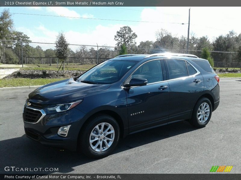 Storm Blue Metallic / Medium Ash Gray 2019 Chevrolet Equinox LT