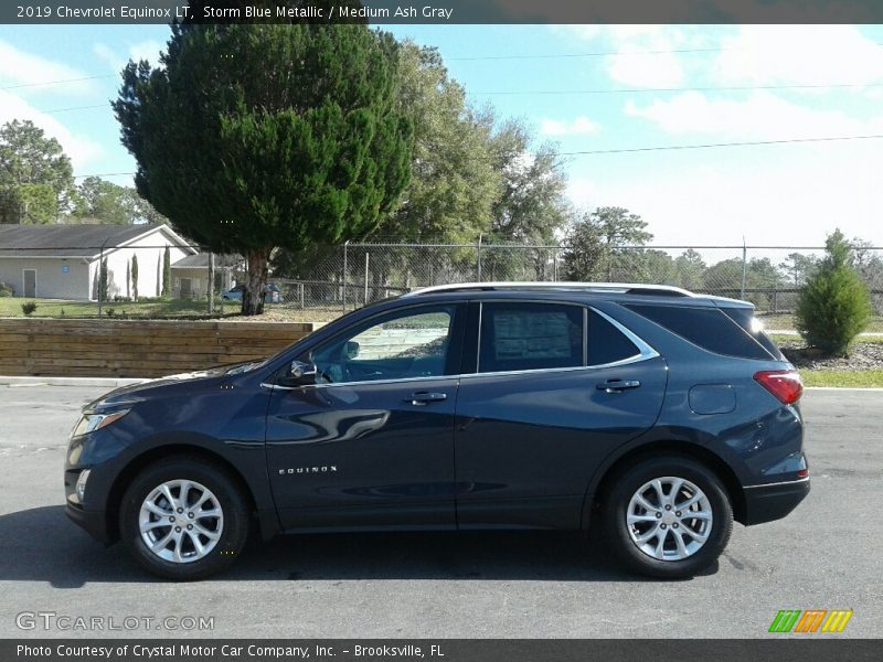 Storm Blue Metallic / Medium Ash Gray 2019 Chevrolet Equinox LT