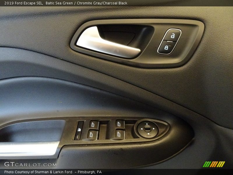 Baltic Sea Green / Chromite Gray/Charcoal Black 2019 Ford Escape SEL