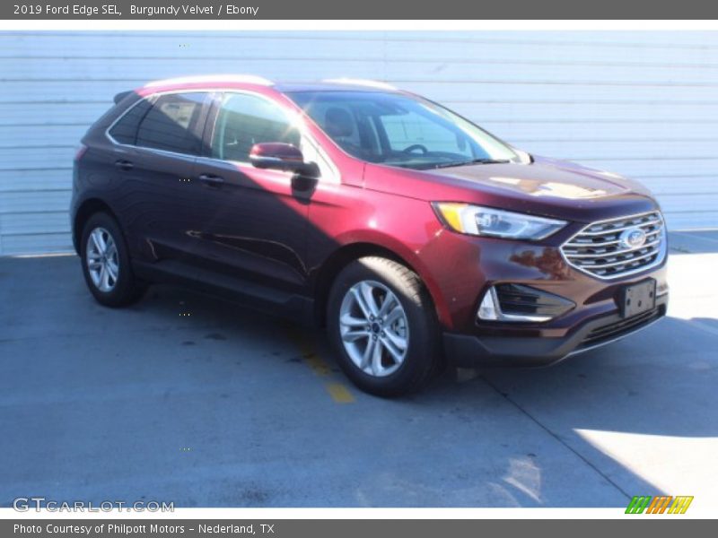 Burgundy Velvet / Ebony 2019 Ford Edge SEL