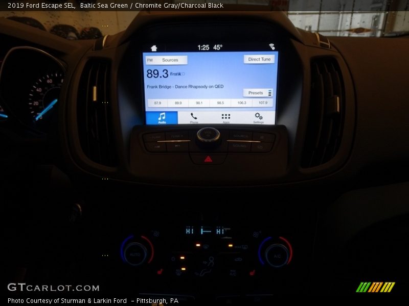 Baltic Sea Green / Chromite Gray/Charcoal Black 2019 Ford Escape SEL