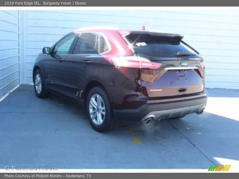 Burgundy Velvet / Ebony 2019 Ford Edge SEL