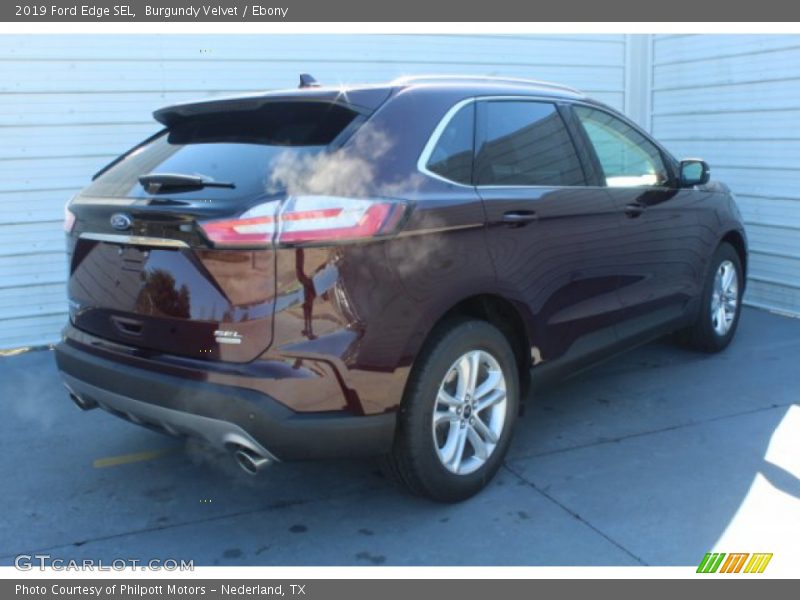 Burgundy Velvet / Ebony 2019 Ford Edge SEL