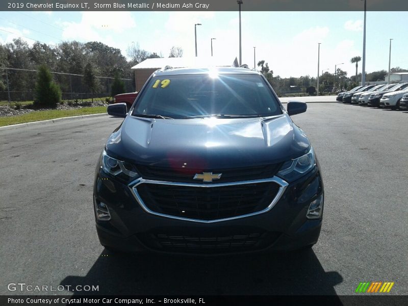 Storm Blue Metallic / Medium Ash Gray 2019 Chevrolet Equinox LT