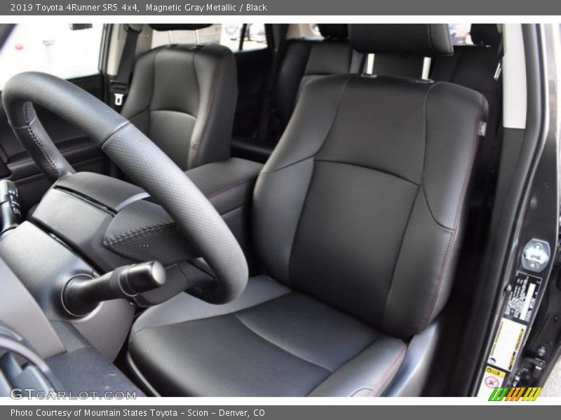 Front Seat of 2019 4Runner SR5 4x4