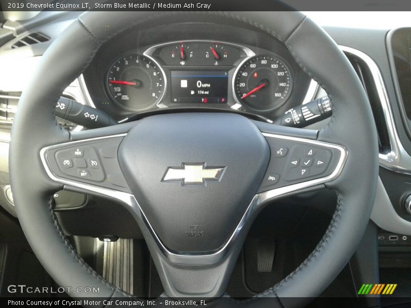 Storm Blue Metallic / Medium Ash Gray 2019 Chevrolet Equinox LT