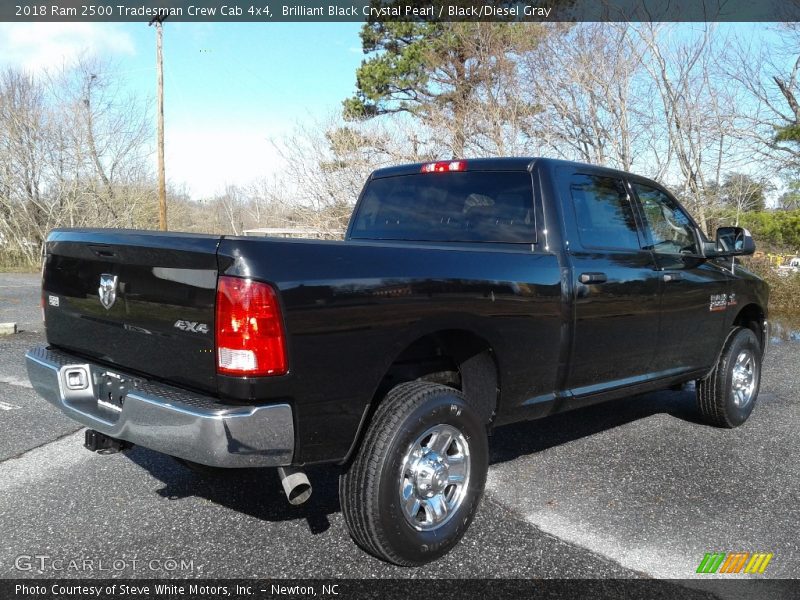 Brilliant Black Crystal Pearl / Black/Diesel Gray 2018 Ram 2500 Tradesman Crew Cab 4x4