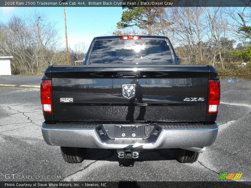 Brilliant Black Crystal Pearl / Black/Diesel Gray 2018 Ram 2500 Tradesman Crew Cab 4x4