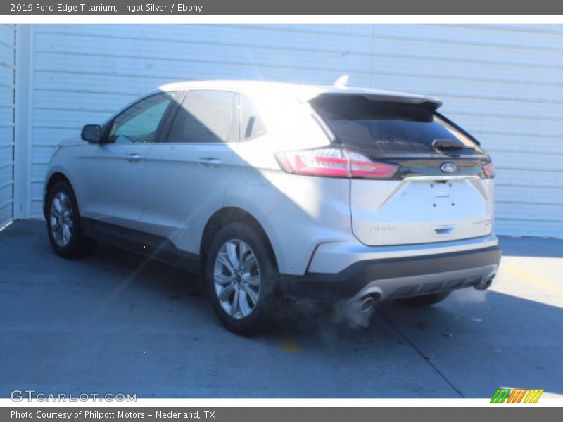 Ingot Silver / Ebony 2019 Ford Edge Titanium
