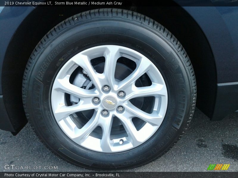 Storm Blue Metallic / Medium Ash Gray 2019 Chevrolet Equinox LT