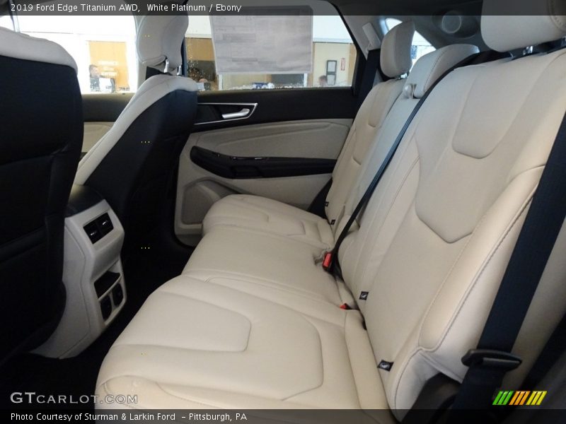 Rear Seat of 2019 Edge Titanium AWD