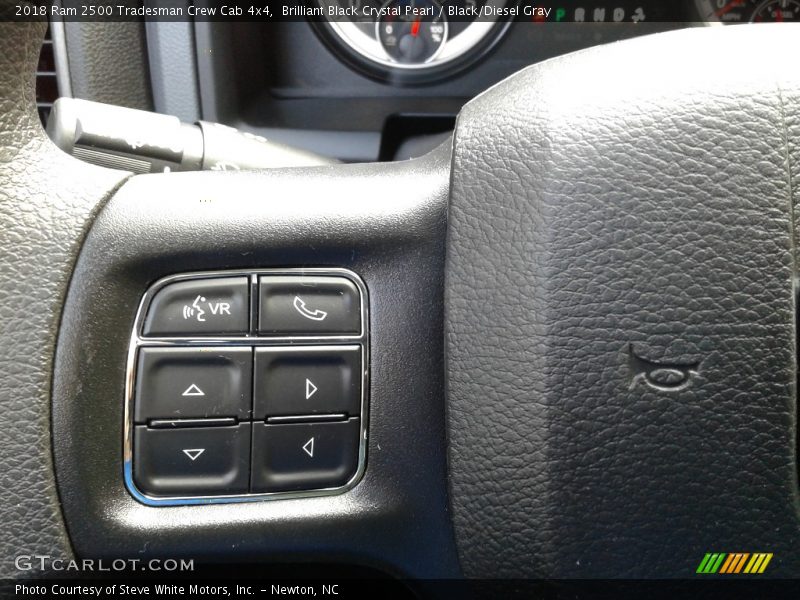 Brilliant Black Crystal Pearl / Black/Diesel Gray 2018 Ram 2500 Tradesman Crew Cab 4x4