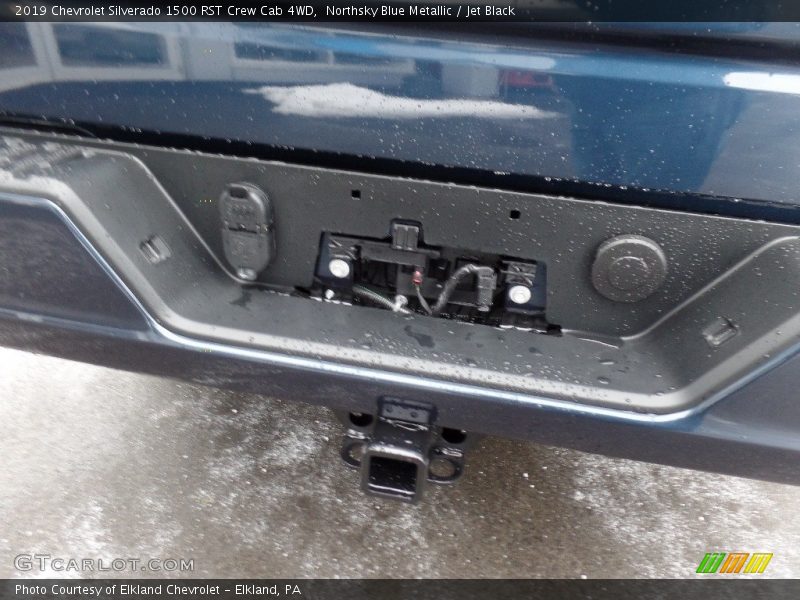 Northsky Blue Metallic / Jet Black 2019 Chevrolet Silverado 1500 RST Crew Cab 4WD