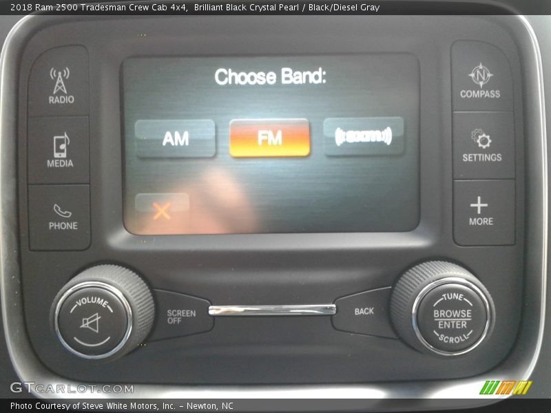 Brilliant Black Crystal Pearl / Black/Diesel Gray 2018 Ram 2500 Tradesman Crew Cab 4x4