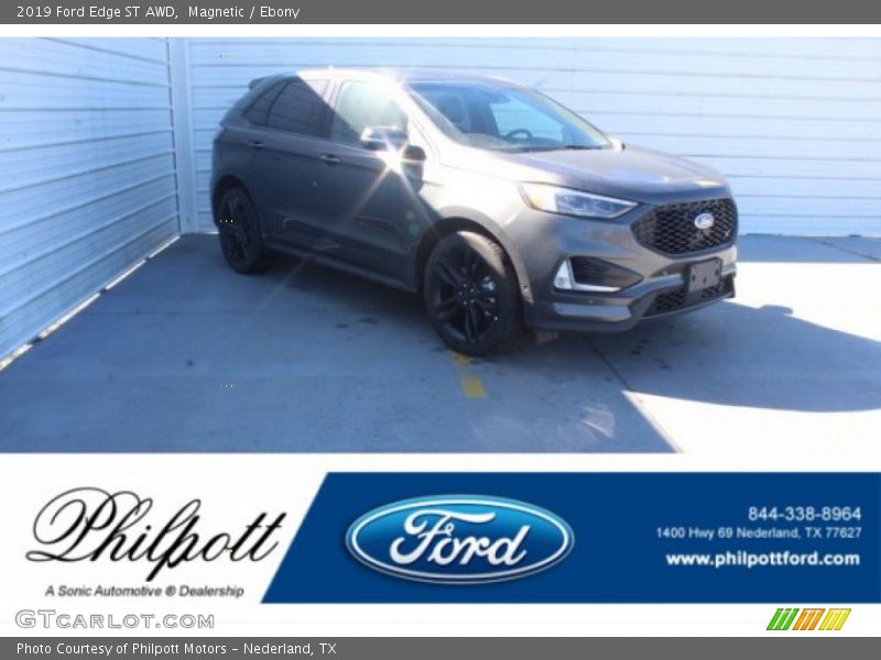 Magnetic / Ebony 2019 Ford Edge ST AWD