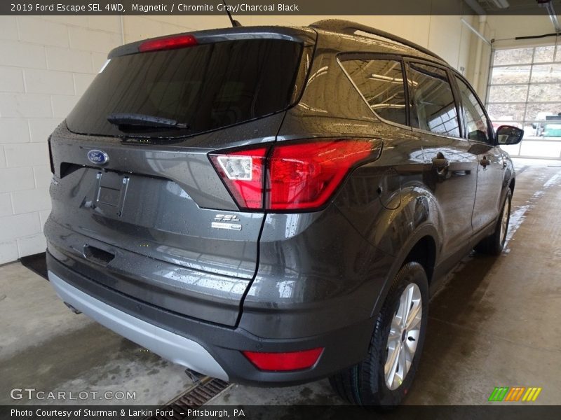 Magnetic / Chromite Gray/Charcoal Black 2019 Ford Escape SEL 4WD