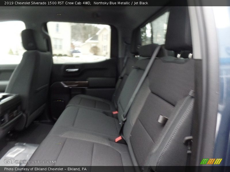 Northsky Blue Metallic / Jet Black 2019 Chevrolet Silverado 1500 RST Crew Cab 4WD