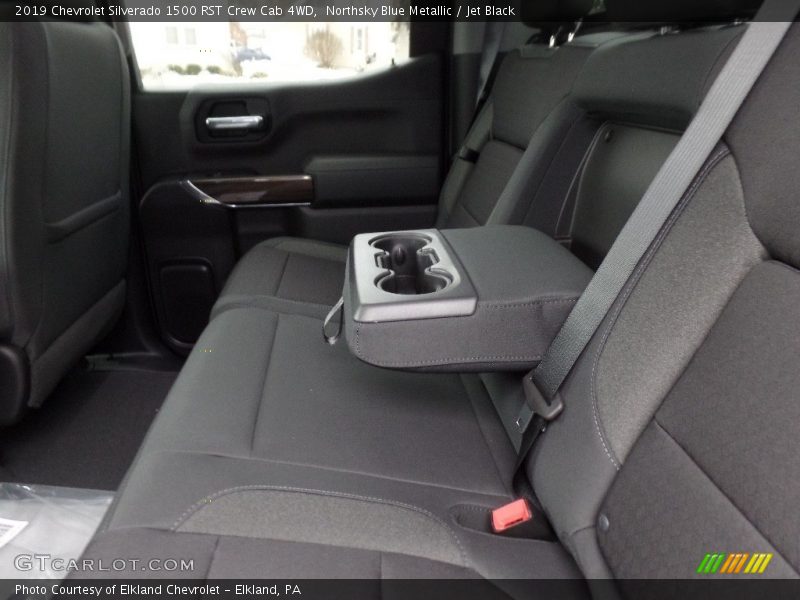Northsky Blue Metallic / Jet Black 2019 Chevrolet Silverado 1500 RST Crew Cab 4WD